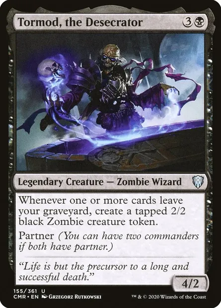Tormod, the Desecrator, Magic card CMR 155 — Commander Legends set