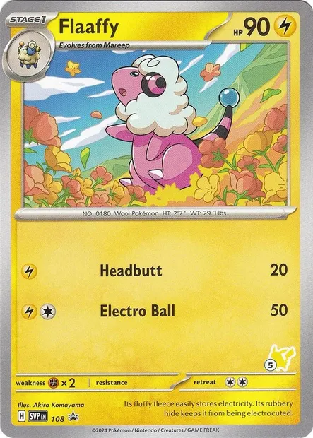 Flaaffy, Pokémon card BA24 108-5 — Battle Academy 2024 set