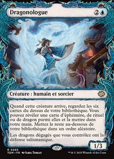 Dragonologue, carte Magic TDM 295 — extension Tarkir: Dragonstorm