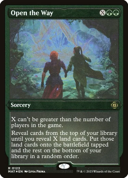 Open the Way, Magic card MAT 123 — March of the Machine: The Aftermath set