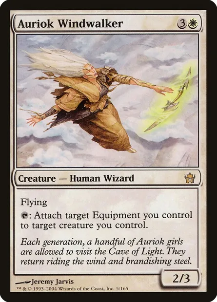 Auriok Windwalker, Magic card 5DN 5 — Fifth Dawn set