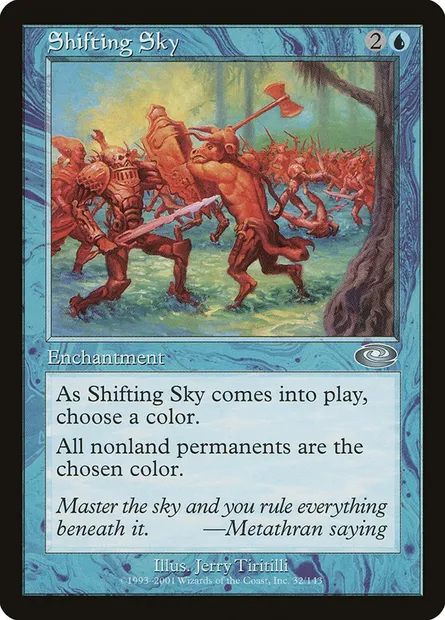 Ciel changeant, carte Magic PLS 32 — extension Planeshift