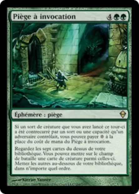Piège à invocation, carte Magic ZEN 184 — extension Zendikar