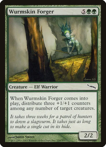 Wurmskin Forger, Magic card MRD 140 — Mirrodin set