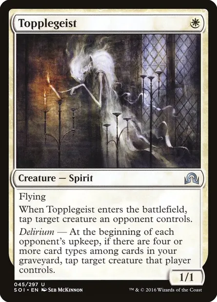 Topplegeist, Magic card SOI 45 — Shadows over Innistrad set