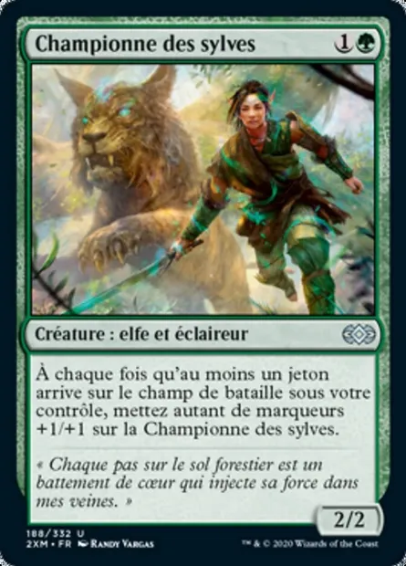 Championne des sylves, carte Magic 2XM 188 — extension Double Masters