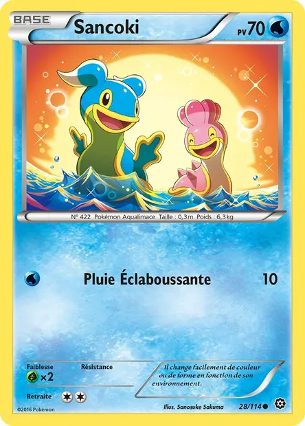 Sancoki, carte Pokémon STS 28 — extension Offensive Vapeur