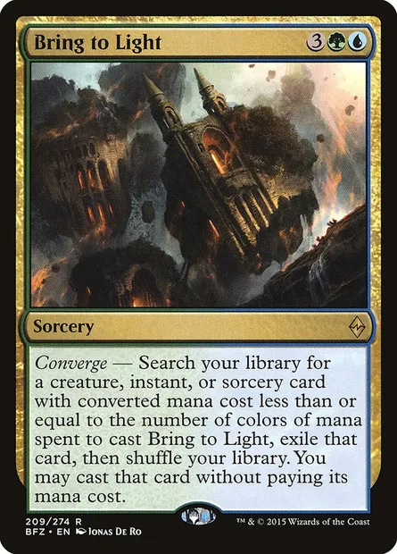 Bring to Light, Magic card BFZ 209 — Battle for Zendikar set