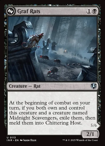 Graf Rats, Magic card INR 113 — Innistrad Remastered set