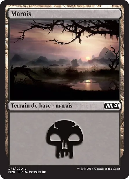 Marais, carte Magic M20 271 — extension Core Set 2020