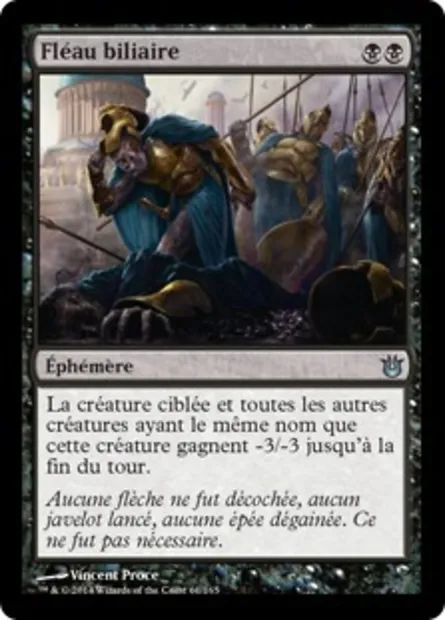 Fléau biliaire, carte Magic BNG 61 — extension Créations divines