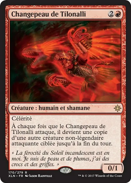 Changepeau de Tilonalli, carte Magic XLN 170 — extension Ixalan