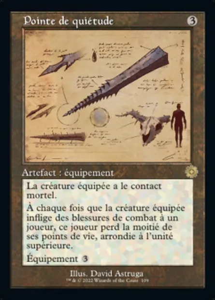 Pointe de quiétude, carte Magic BRR 109 — extension The Brothers' War Retro Artifacts