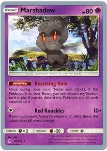 Marshadow, carte Pokémon WCD19 081-2 — extension World Championship Decks 2019
