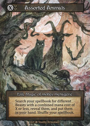 Assorted Animals, Sorcery card BET 191 — Beta set