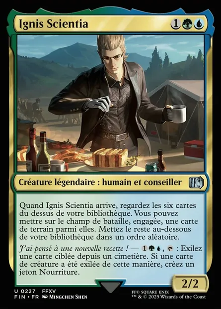 Ignis Scientia, carte Magic FIN 227 — extension Final Fantasy