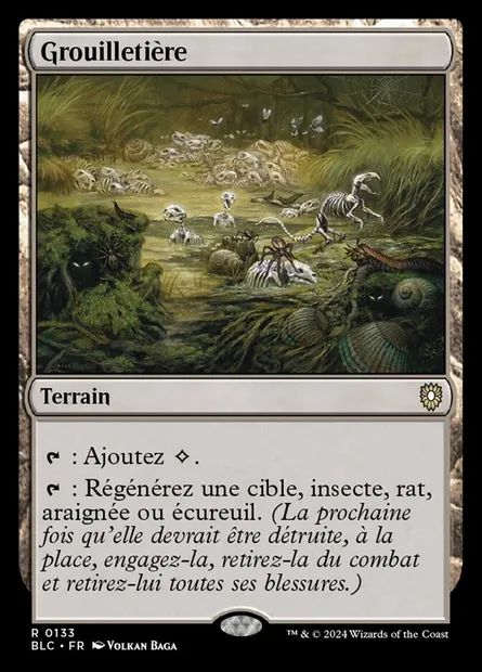 Grouilletière, carte Magic BLC 133 — extension Bloomburrow Commander