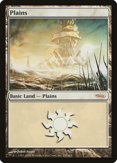 Plains, Magic card PAL04 1 — Arena League 2004 set