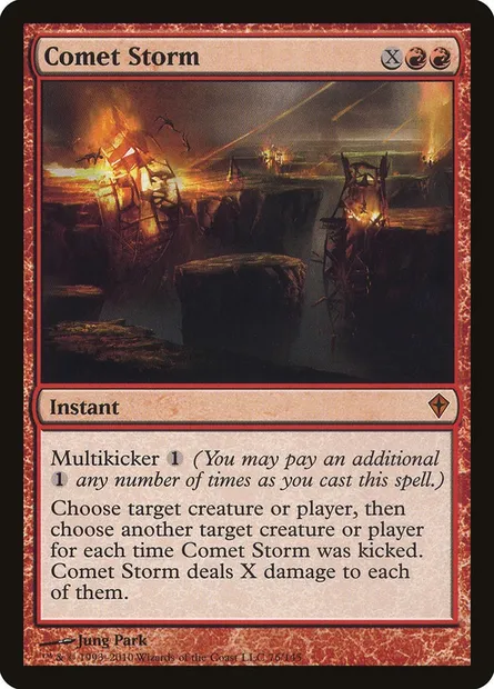 Comet Storm, Magic card WWK 76 — Worldwake set