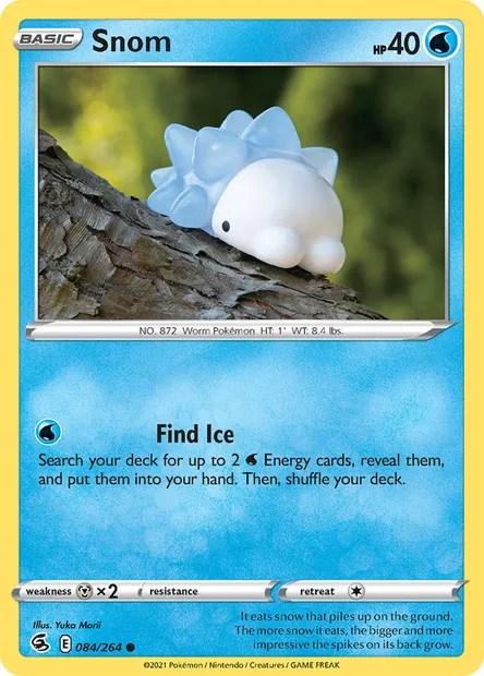 Snom, Pokémon card FST 84 — Fusion Strike set