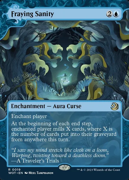 Fraying Sanity, Magic card WOT 19 — Wilds of Eldraine: Enchanting Tales set
