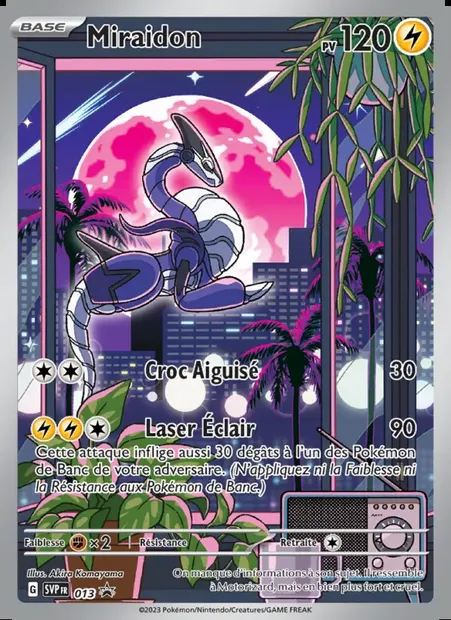 Miraidon, carte Pokémon PR-SV 013 — extension SVP Black Star Promos