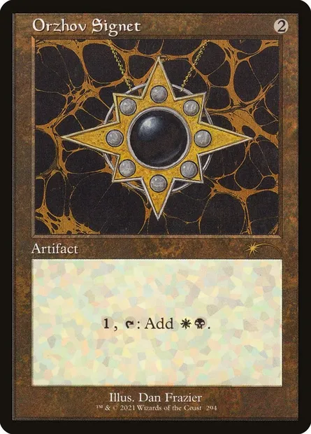 Orzhov Signet, Magic card SLD 294 — Secret Lair Drop set