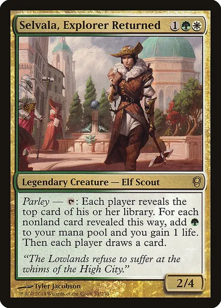 Selvala, Explorer Returned, Magic card CNS 51 — Conspiracy set