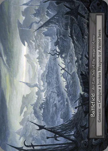Battlefield, carte Sorcery BET 346 — extension Beta
