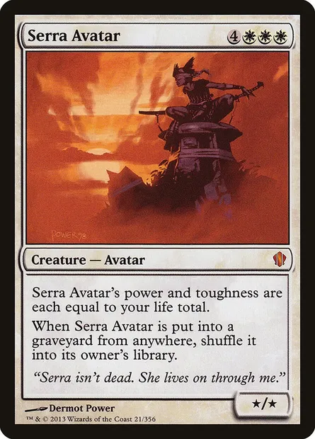 Serra Avatar, Magic card C13 21 — Commander 2013 set