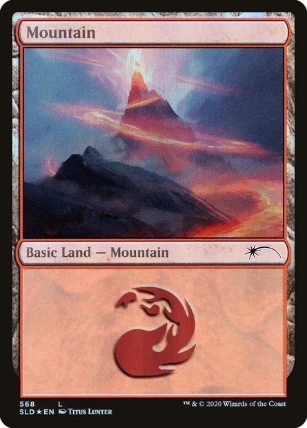 Mountain, Magic card SLD 568 — Secret Lair Drop set