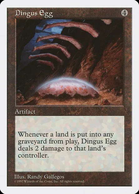 OEuf de Dingus, carte Magic 5ED 364 — extension Cinquième Edition
