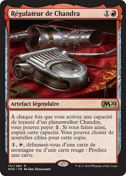 Régulateur de Chandra, carte Magic M20 131 — extension Core Set 2020