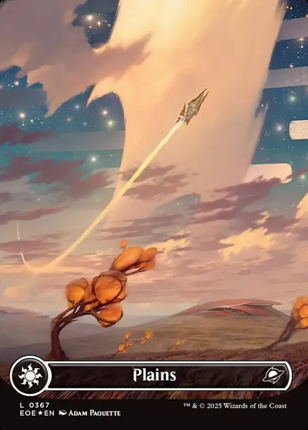 Plains, Magic card EOE 367 — Edge of Eternities set