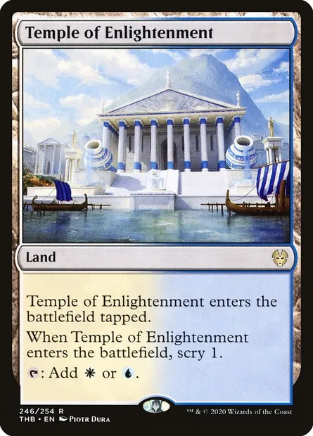 Temple of Enlightenment, Magic card THB 246 — Theros Beyond Death set