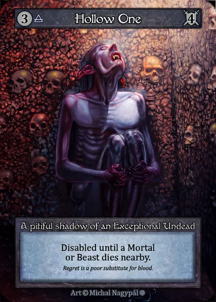 Hollow One, carte Sorcery GOT 097 — extension Gothic