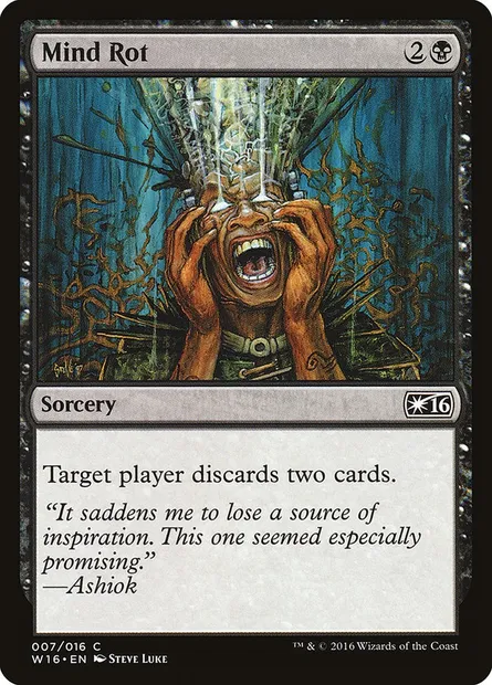 Mind Rot, Magic card W16 7 — Welcome Deck 2016 set