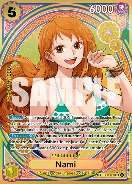 Nami, carte One Piece EB03-053 — extension ONE PIECE HEROINES EDITION