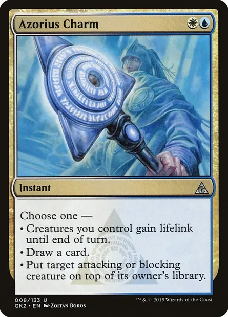 Azorius Charm, Magic card GK2 8 — RNA Guild Kit set