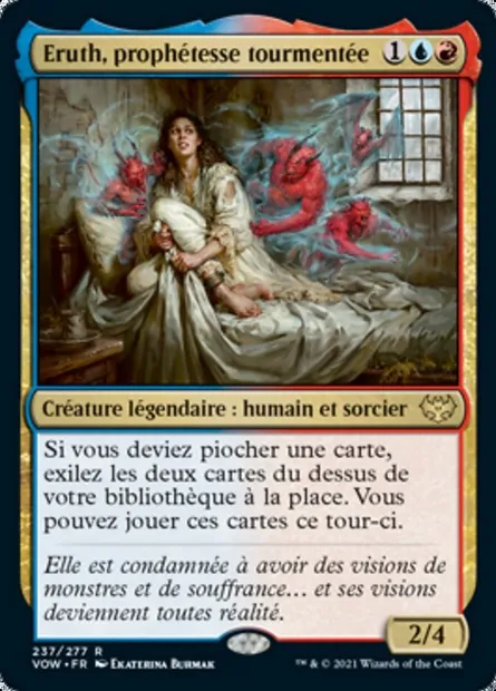 Eruth, prophétesse tourmentée, carte Magic VOW 237 — extension Innistrad : noce écarlate