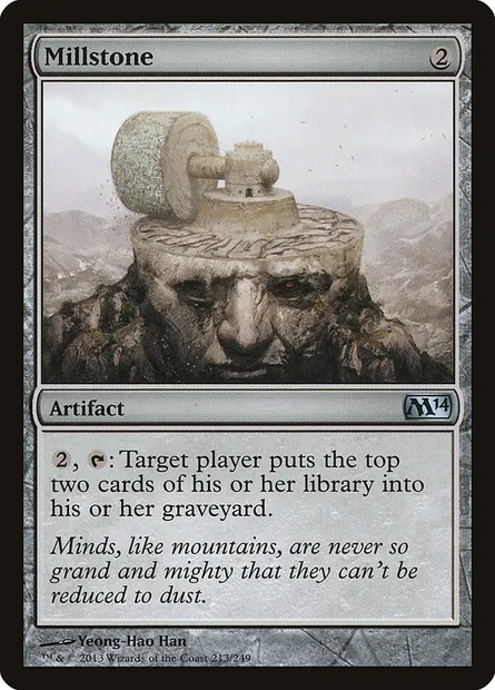 Millstone, Magic card M14 213 — Magic 2014 set