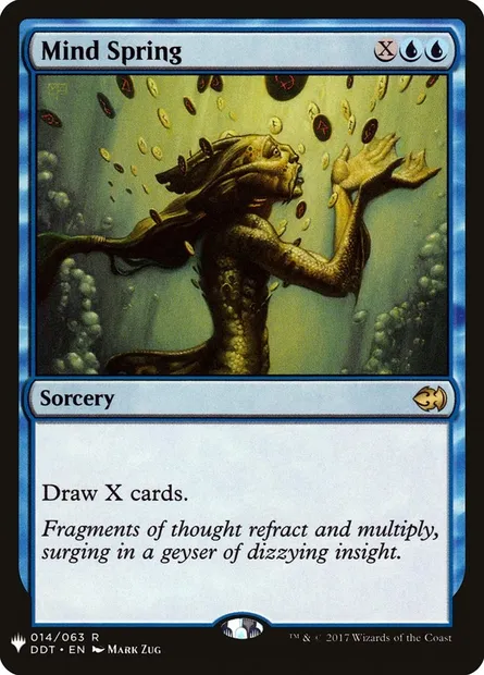Mind Spring, Magic card PLST DDT-14 — The List set