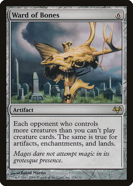 Ward of Bones, Magic card EVE 174 — Eventide set