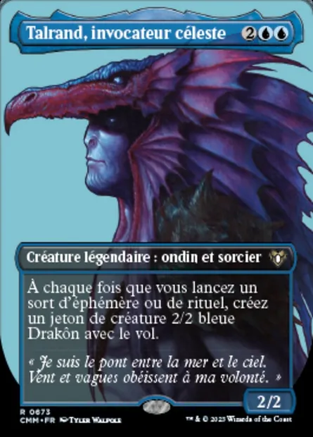 Talrand, invocateur céleste, carte Magic CMM 673 — extension Commander Masters