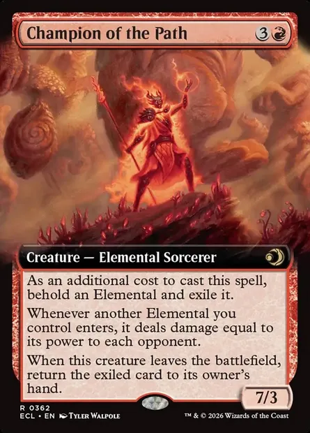 Champion de la voie, carte Magic ECL 362 — extension Lorwyn Eclipsed