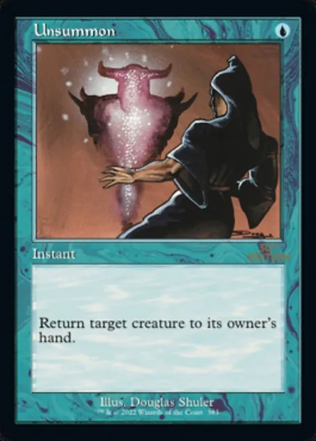 Unsummon, Magic card 30A 383 — 30th Anniversary Edition set