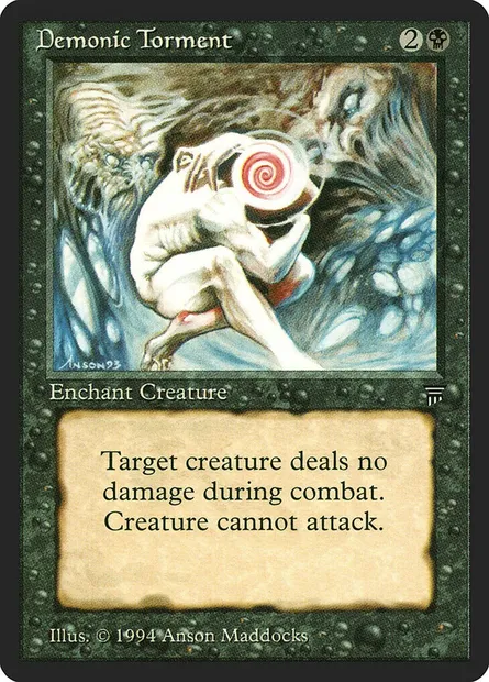 Demonic Torment, Magic card LEG 95 — Legends set