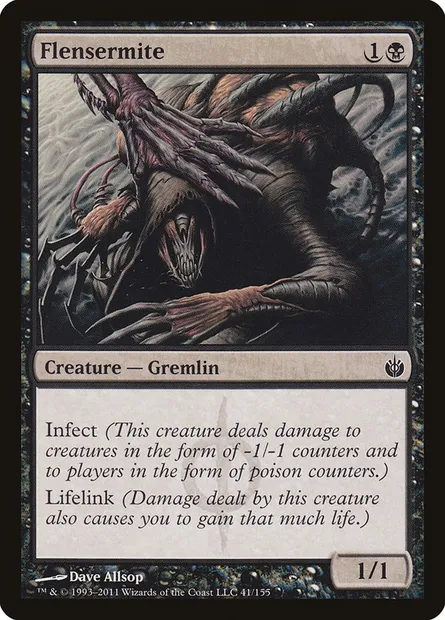 Flensermite, Magic card MBS 41 — Mirrodin Besieged set
