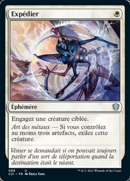 Expédier, carte Magic C21 88 — extension Commander 2021