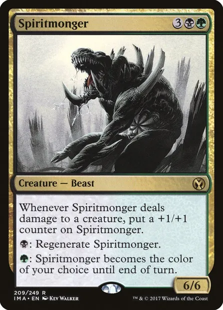 Spiritmonger, Magic card IMA 209 — Iconic Masters set